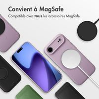 imoshion Coque Couleur avec MagSafe Apple iPhone Air - Violet
