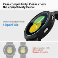 Spigen Protection d'écran EZ FIT Glas.tR avec applicateur Samsung Galaxy Watch 4 / 5 - 44 mm - Transparent