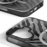 iDeal of Sweden Coque MagSafe transparente limitée Apple iPhone 16 - Zebra Mystique