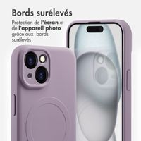 imoshion Coque Couleur avec MagSafe iPhone 15 - Violet