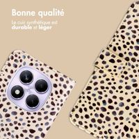 imoshion Étui de télephone portefeuille Design Xiaomi Redmi Note 14 Pro (4G) - Black And White Dots