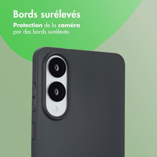 imoshion Coque Couleur Samsung Galaxy S25 Edge - Noir