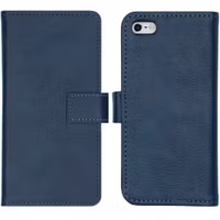 imoshion Étui de télephone portefeuille de luxe Apple iPhone SE (2016) / 5 / 5s - Bleu foncé