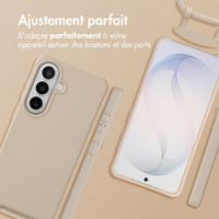 imoshion Coque arrière Color avec cordon amovible et MagSafe Samsung Galaxy S26 - Nude