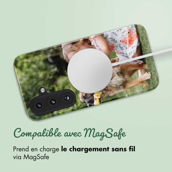 Concevez votre propre coque Tough avec MagSafe Samsung Galaxy S26 Plus - Blanc
