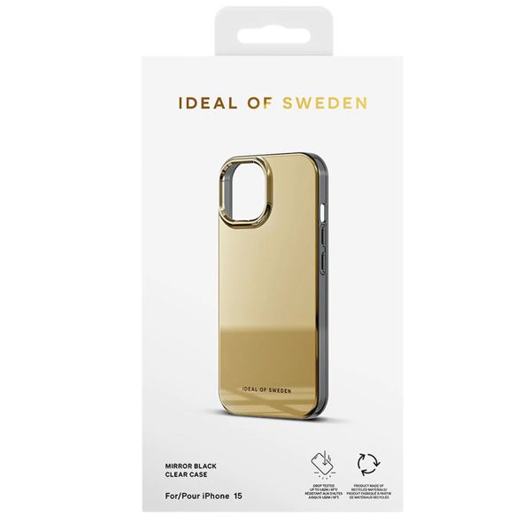 iDeal of Sweden Coque arrière Mirror Apple iPhone 15 - Gold