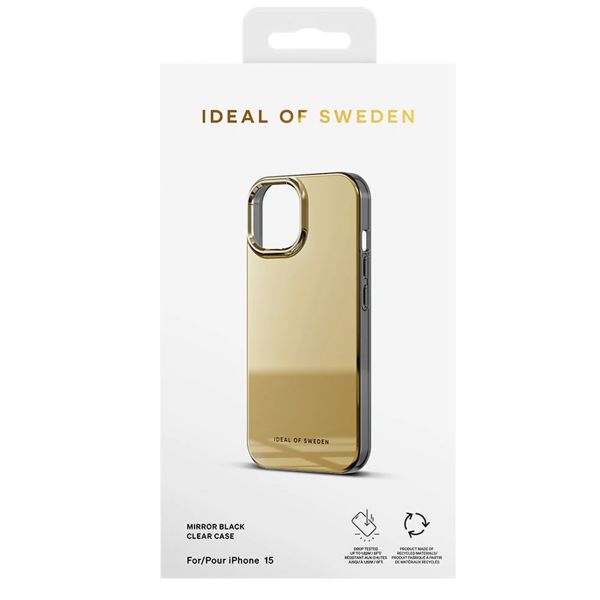 iDeal of Sweden Coque arrière Mirror iPhone 15 - Gold