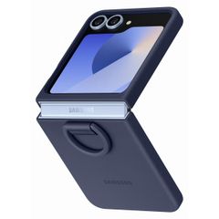 Samsung Original Coque en silicone Ring Samsung Galaxy Z Flip 6 / Flip 7 FE - Navy