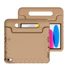 imoshion Coque kidsproof avec poignée Apple iPad 11 (2025) 11 pouces A16 / iPad 10 (2022) 10.9 pouces - Marron