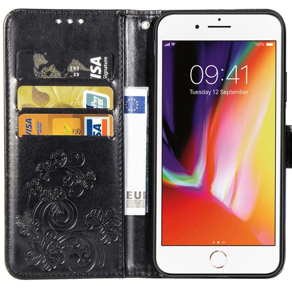 Etui de téléphone Fleurs de Trèfle iPhone SE (2022 / 2020) / 8 / 7