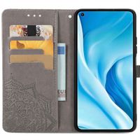 imoshion Etui de télephone Mandala Xiaomi Mi 11 Lite (5G/4G) / 11 Lite 5G NE - Gris