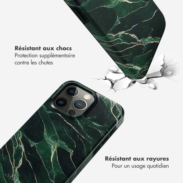 Selencia Coque arrière Vivid Apple iPhone 15 Pro Max - Chic Marble Quartz