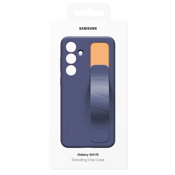 Samsung Coque arrière originale Standing Grip Galaxy S24 FE - Blue