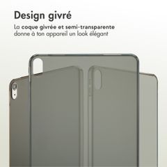 Accezz Coque Frosted Apple iPad Air 11 pouces (2025) M3 / (2024) M2 / Air 5 (2022) / Air 4 (2020) - Noir