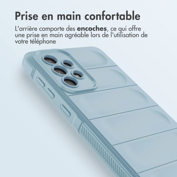 imoshion Coque arrière EasyGrip Samsung Galaxy A33 - Bleu clair