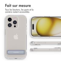 imoshion Coque Stand Apple iPhone 15 Pro - Transparent