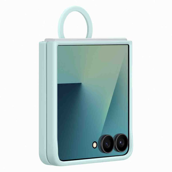 Samsung Original Coque en silicone Ring Samsung Galaxy Z Flip 7 - Mint