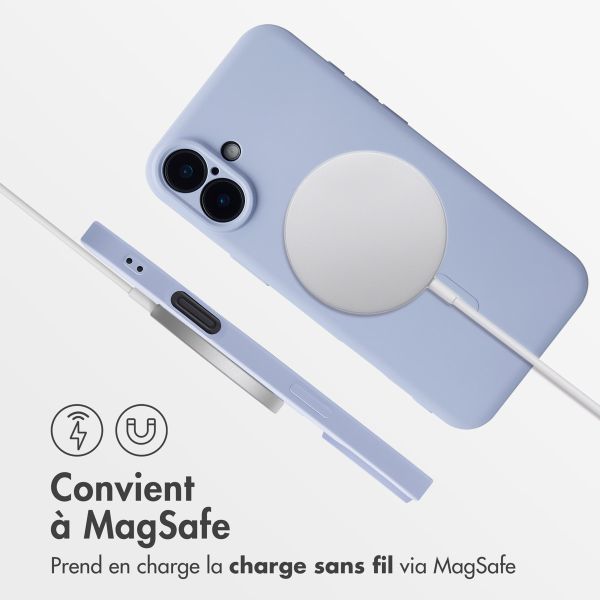 imoshion Coque Couleur avec MagSafe Apple iPhone 16 - Lila / Lilac