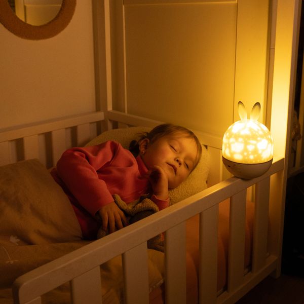 imoshion Projecteur Veilleuse Dreamlight avec Haut-parleur - 10 Rouleaux de Projection - Blanc