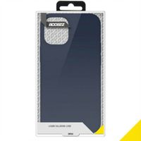 Accezz Coque Liquid Silicone Apple iPhone 12 Mini - Bleu foncé