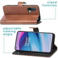 imoshion Étui de télephone portefeuille OnePlus Nord CE 5G - Marron