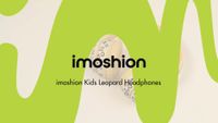 imoshion - Édition Spéciale - Casque sans fil pour enfants LED Light - Avec câble AUX - Léopard