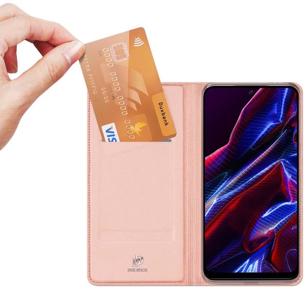 Dux Ducis Étui de téléphone Slim Xiaomi Redmi Note 12 / Xiaomi Poco X5 5G - Rose Dorée