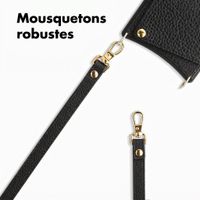 Selencia Cordon de téléphone crossbody - Noir