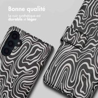 imoshion Étui de télephone portefeuille Design Samsung Galaxy A54 (5G) - Black And White