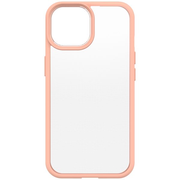 OtterBox Coque arrière React iPhone 15 - Transparent / Peach