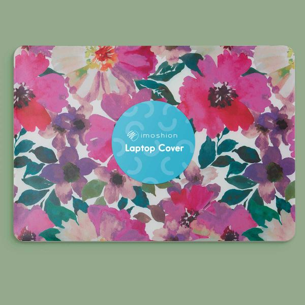 imoshion Coque Design Laptop Apple MacBook Pro 14 pouces (2021 / 2023 M3 chip / 2024 M4 chip / 2025 M5 chip) - Floral Water Color