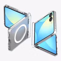 Spigen Coque Ultra Hybrid Pro MagFit Samsung Galaxy Z Flip 7 - Clear / White