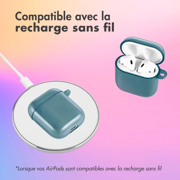 imoshion Coque Néon Apple AirPods 1 / 2 - Bleu Foncé