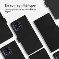 Accezz Étui de télephone Wallet Motorola Edge 40 Pro - Noir