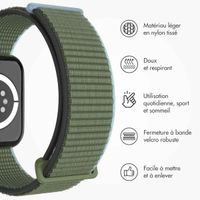 imoshion Bracelet en nylon⁺ Apple Watch Series 1 á 9 / SE (38/40/41 mm) | Series 10 (42 mm) - Dark Olive