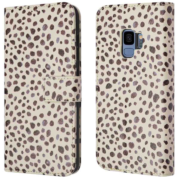 imoshion ﻿Étui de téléphone portefeuille Design Samsung Galaxy S9 - Black And White Dots