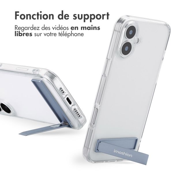 imoshion Coque Stand Apple iPhone 16 - Transparent