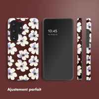 Selencia Coque arrière Vivid Samsung Galaxy S26 Ultra - Choco Flower Pop