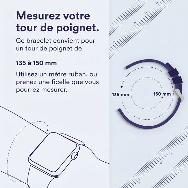 Apple Modern Buckle FineWoven Apple Watch | 38/40/41/42 mm - Taille S - Lavender Blue