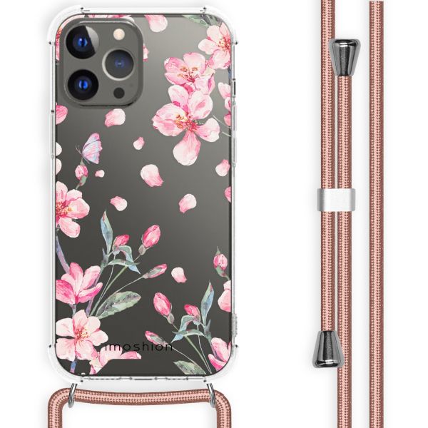 imoshion Coque Design avec cordon iPhone 13 Pro Max - Blossom Watercolor