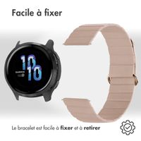 imoshion Bracelet en cuir magnétique  - Connexion universelle 22 mm - Beige