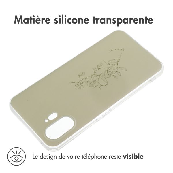 imoshion Coque Design Nothing Phone (2) - Floral Green