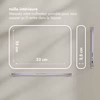 Selencia Pochette ordinateur Teddy 13-14 pouces - Sage Green