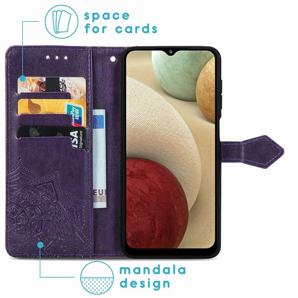 imoshion Etui de télephone Mandala Samsung Galaxy A12 - Violet