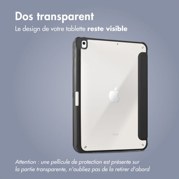 imoshion Coque tablette Origami iPad 9 (2021) 10.2 pouces / iPad 8 (2020) 10.2 pouces / iPad 7 (2019) 10.2 pouces - Noir