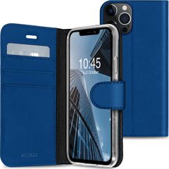 Accezz Étui de télephone Wallet Apple iPhone 13 Pro - Bleu foncé