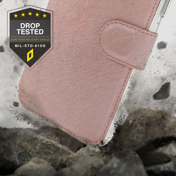 Accezz Étui de téléphone portefeuille Xtreme Wallet iPhone 14 Plus - Rose Dorée