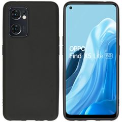imoshion Coque Couleur Oppo Find X5 Lite 5G - Noir