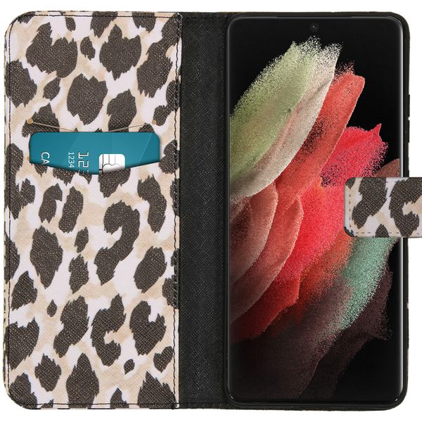 imoshion Coque silicone design Galaxy S21 Ultra - Golden Leopard