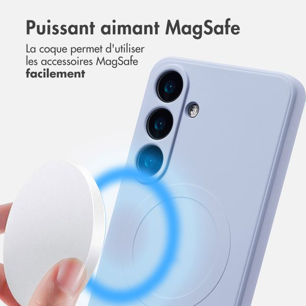 imoshion Coque Couleur avec MagSafe Samsung Galaxy S25 Plus - Lila